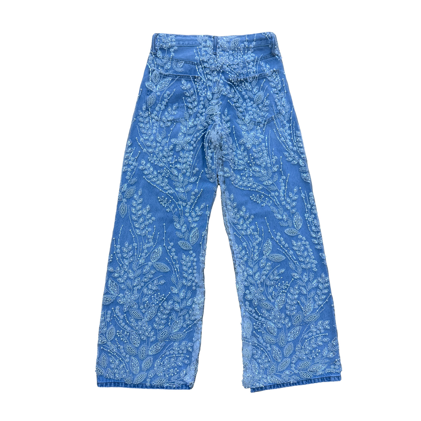 Pearl lace jeans