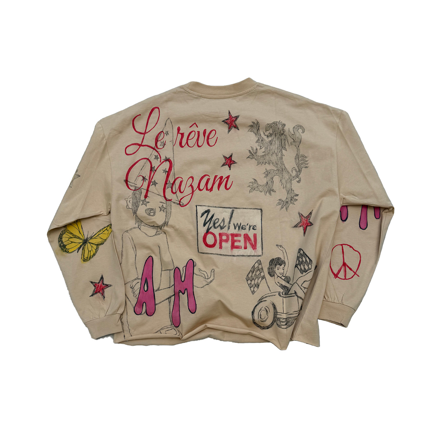 Hand Drawn Artist Long Sleeve