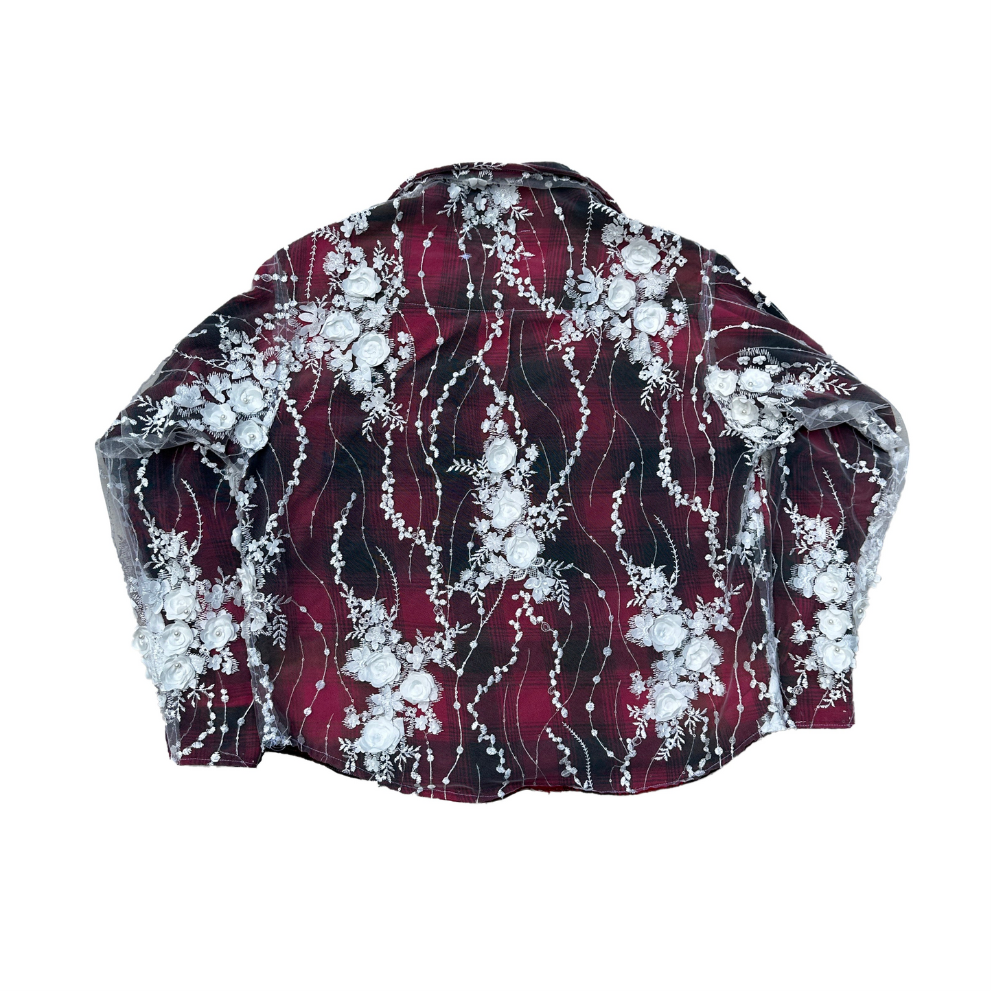 Bridal lace flannel