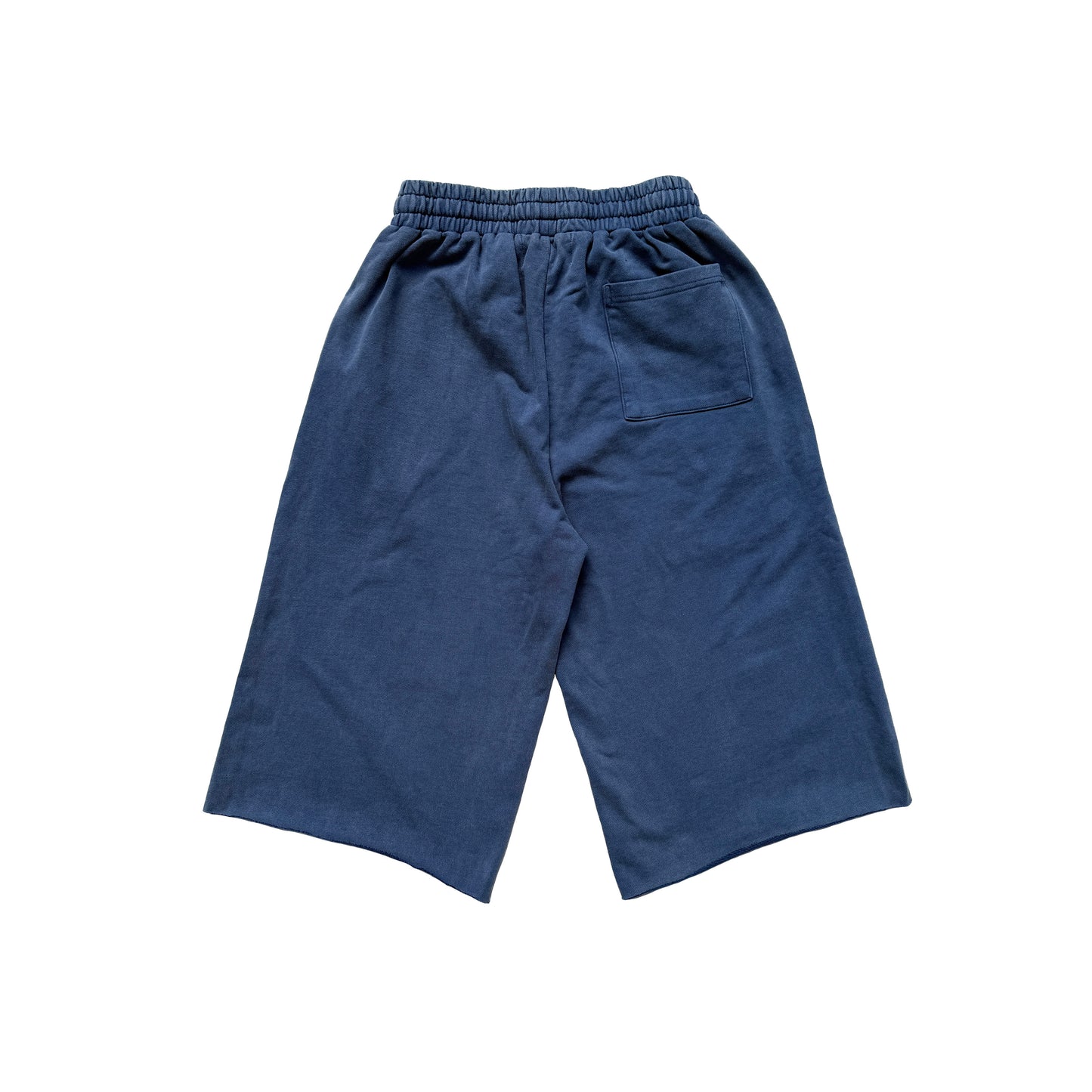 Blue Washed Baggy Sweat Shorts