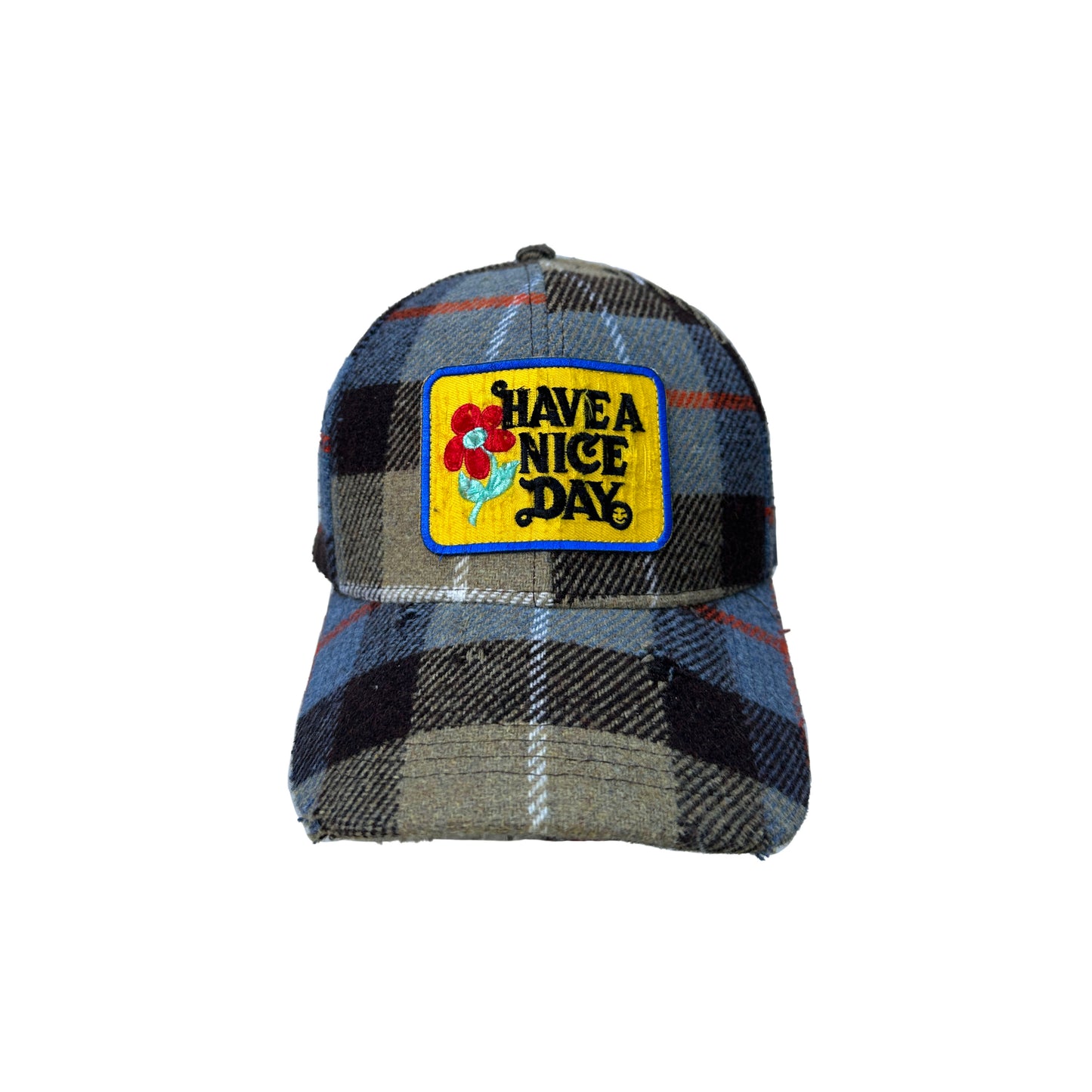 Vintage plaid hat