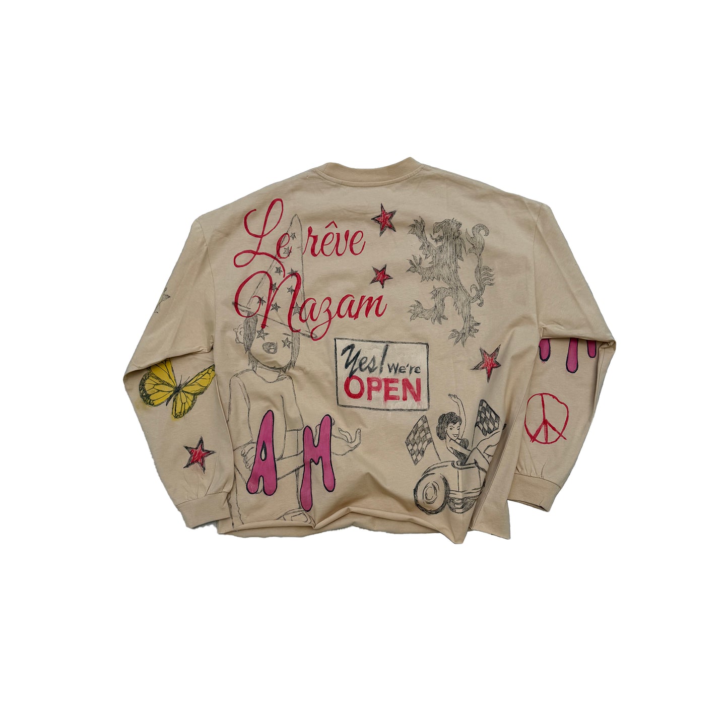 Hand Drawn Artist Long Sleeve