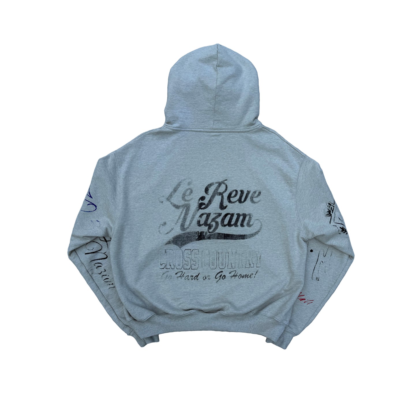 Vintage Grey Artist Hoodie