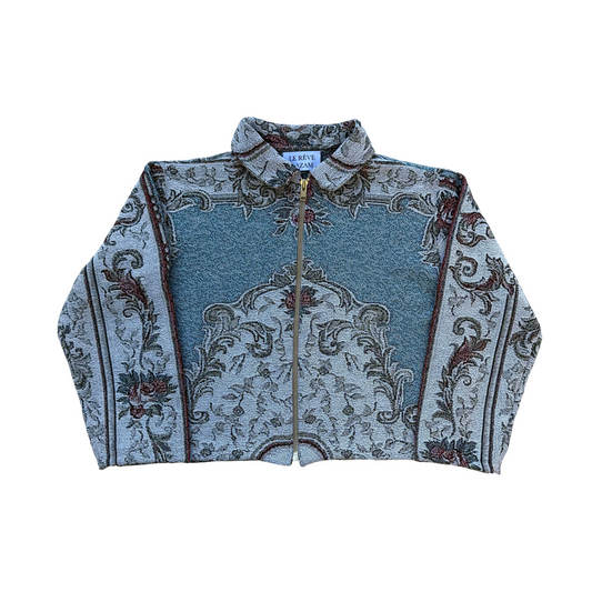 Woven Mosaic Tapestry Jacket
