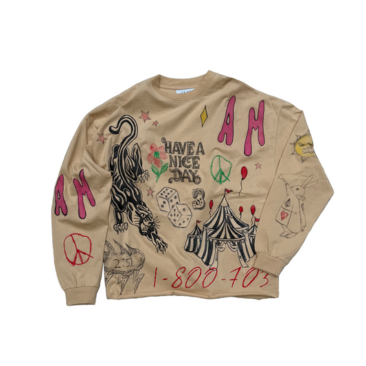 Hand Drawn Artist Long Sleeve