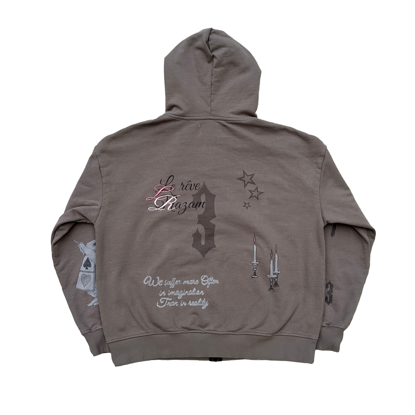 Monaco zip up hoodie