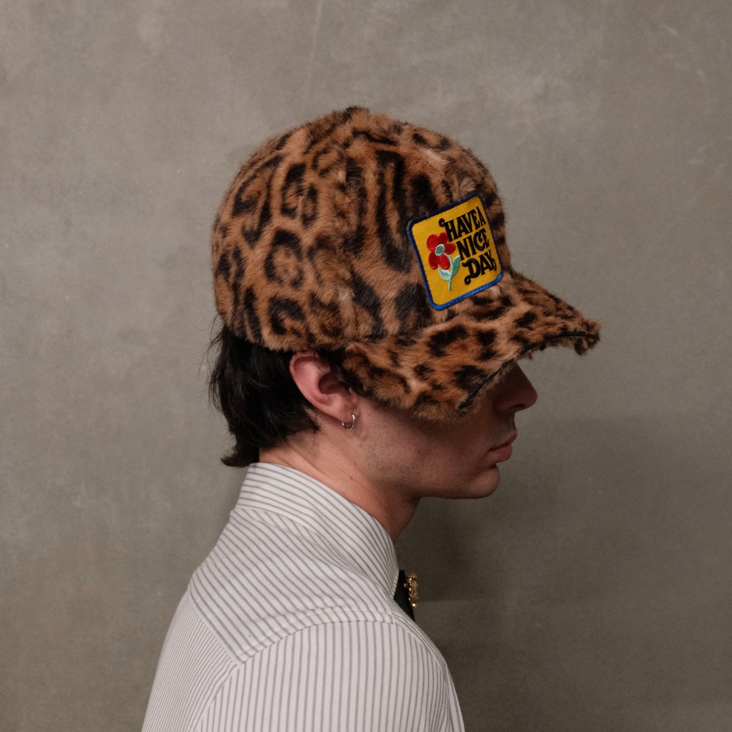 Leopard Faux Fur Hat