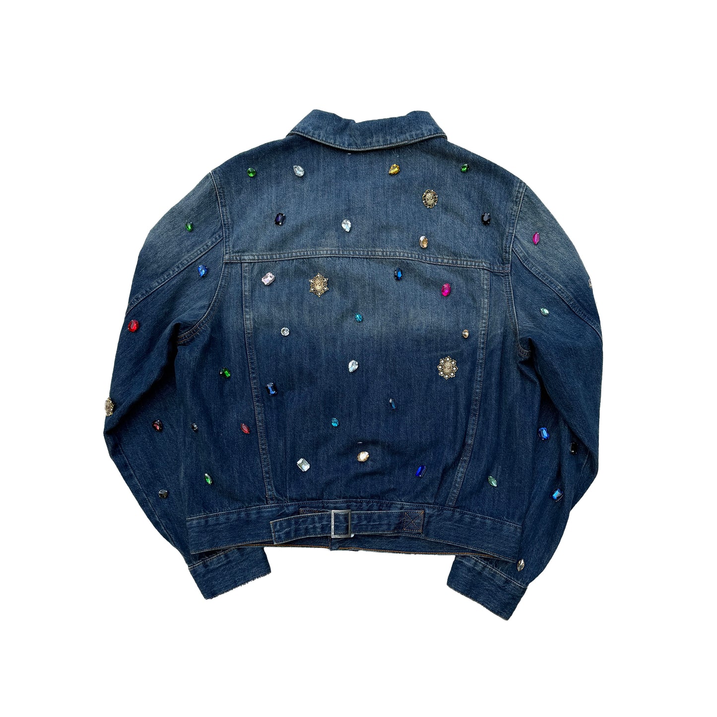 Denim Embellished Jacket