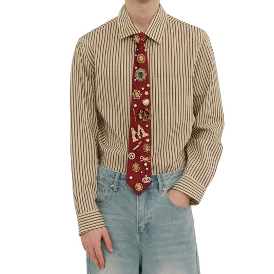 Burgundy Treasure Tie