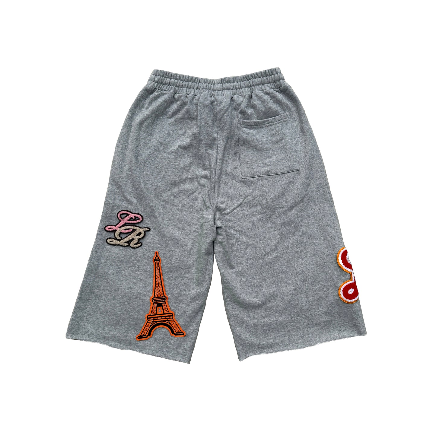 Grey Varsity Sweat Shorts