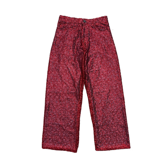 Red Crystal Denim Jeans