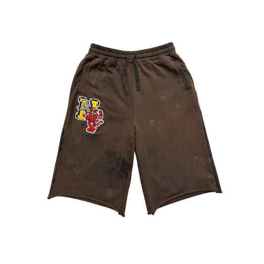 Vintage Varsity Baggy Sweat Shorts